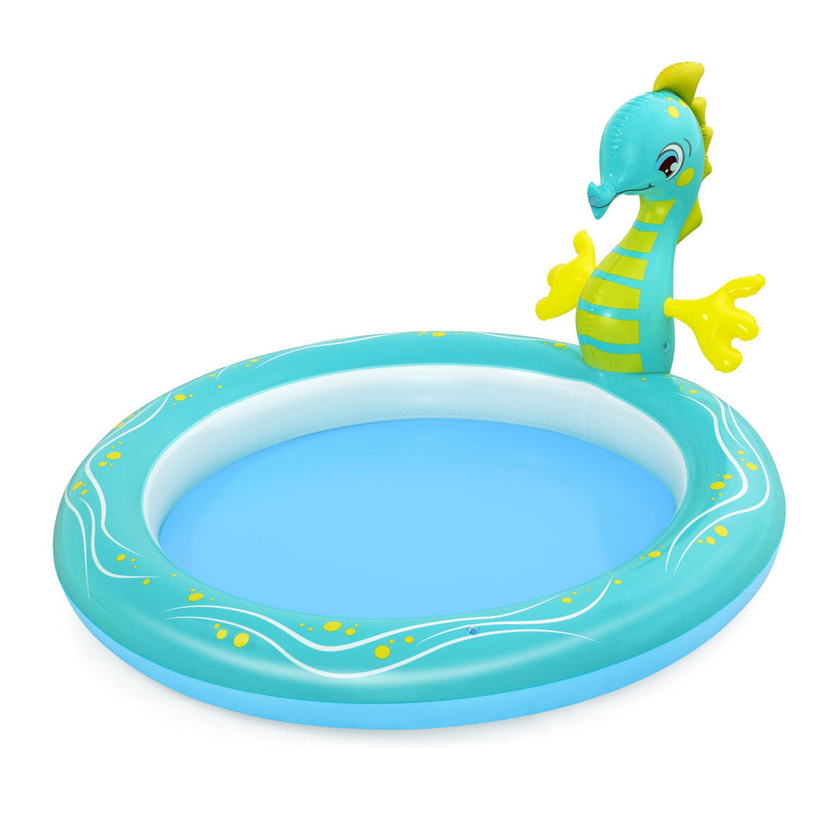 Bestway toddler bath with sprayer sea horse, 188x160x86cm