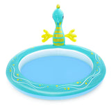 Bestway toddler bath with sprayer sea horse, 188x160x86cm