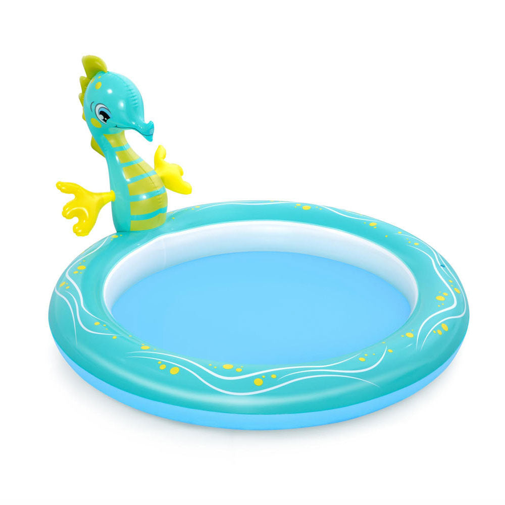 Bestway Toddler Bath With Sprayer Sea Horse, 188x160x86cm