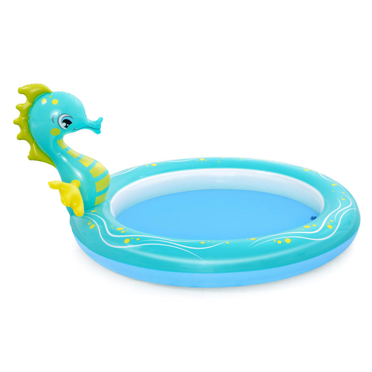 Bestway toddler bath with sprayer sea horse, 188x160x86cm