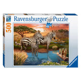 Ravensburger -Puzzle -Zebras am Trinkort, 500st.