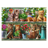 Ravensburger Puzzle Kittens in the Rack 500t.