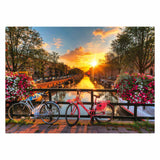 Ravensburger Puzzle Cycling i Amsterdam, 1000st.