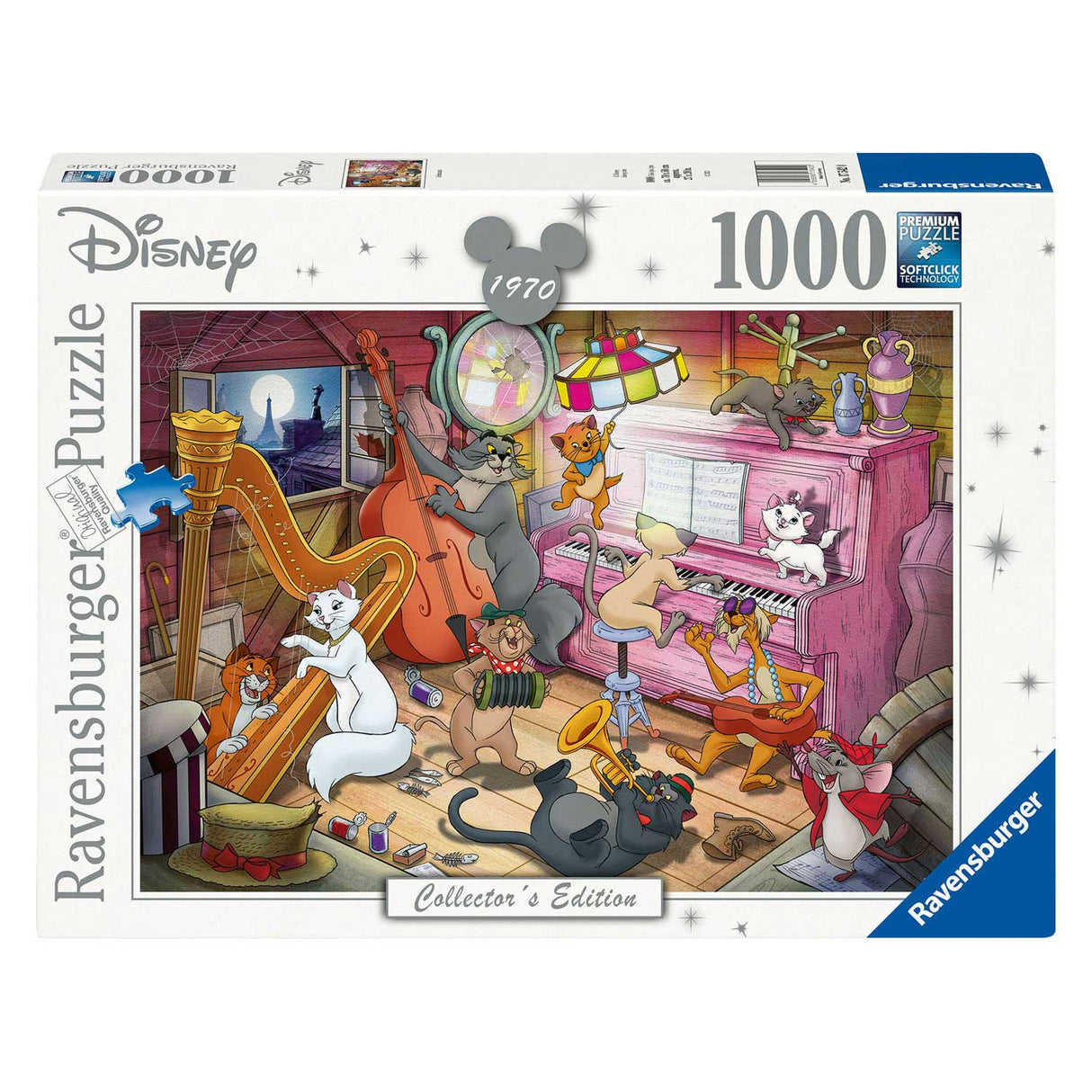 Ravensburger Aristocats jigsaw puzzle, 1000st.