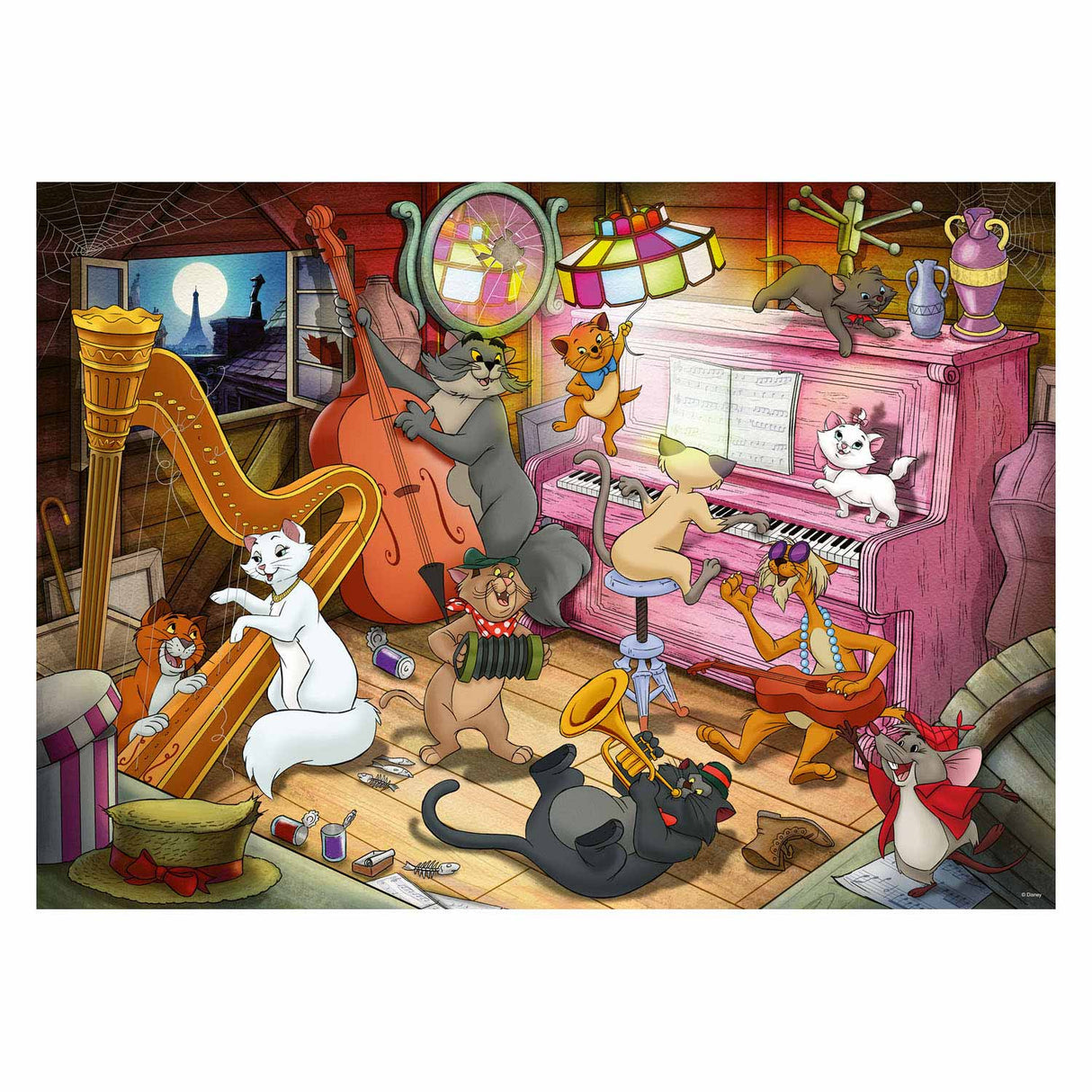 Ravensburger Aristocats jigsaw puzzle, 1000st.