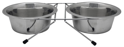 Happy Pet food bowl double with chassis