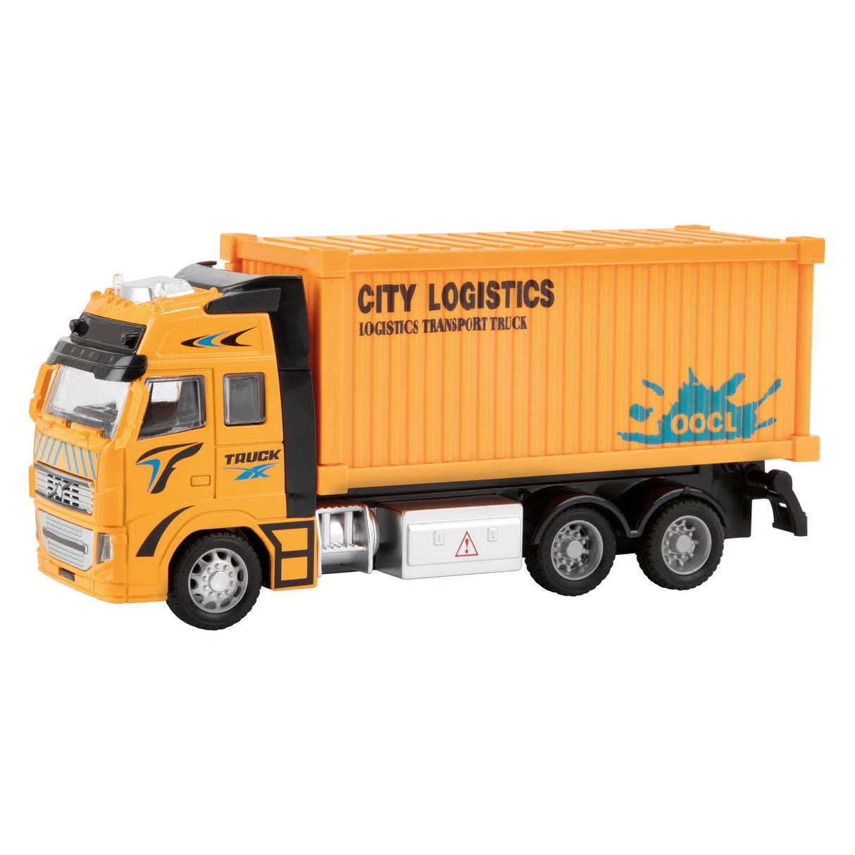 TOI-TOYS Metal Folt-Back Container Truck 1:38