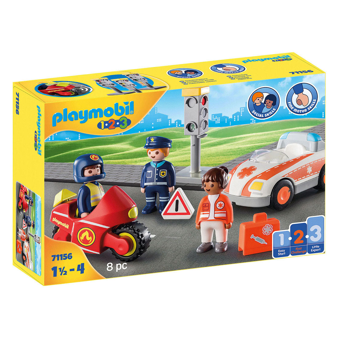 Playmobil 1.2.3. Héros de tous les jours 71156