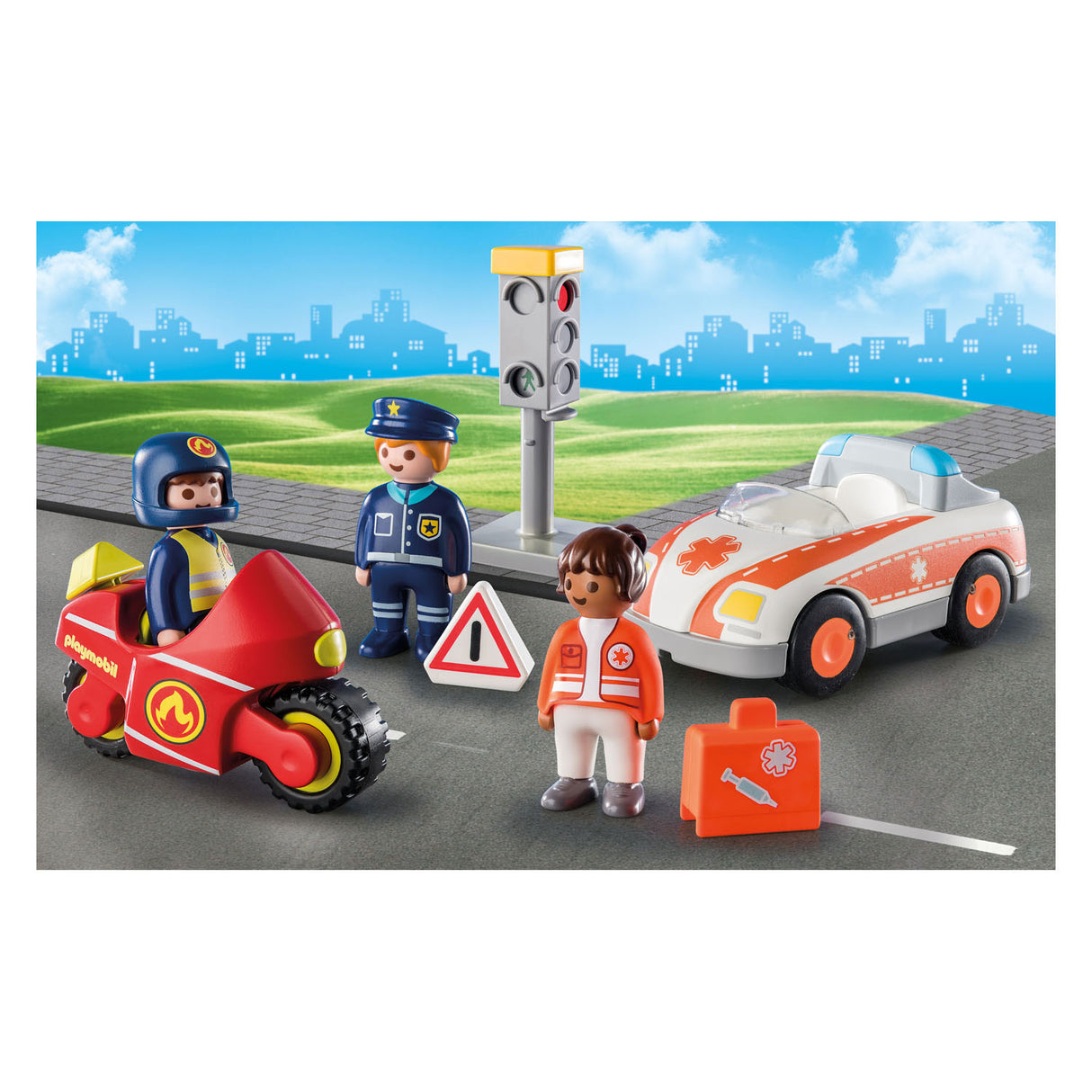 Playmobil 1.2.3. Héros de tous les jours 71156