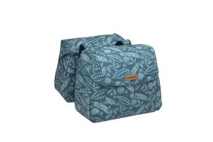 New New Joli dubbele fietstas, waterafstotend, 37L, forest blue