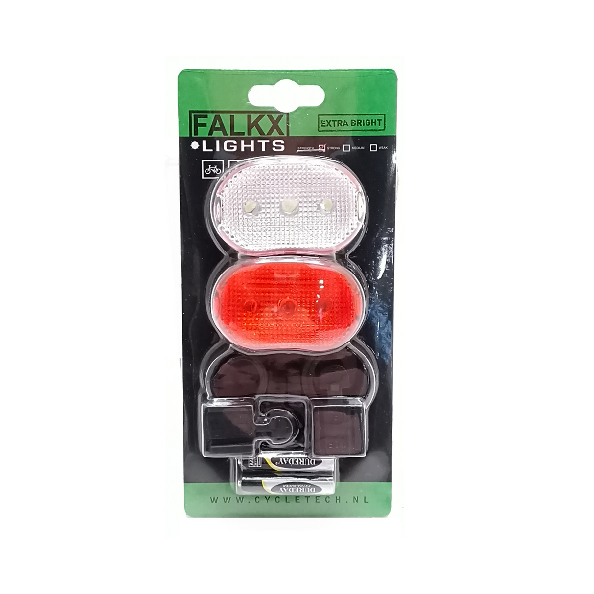 Set di illuminazione a LED FALKX MTB, FALKX (pacchetto sospeso).