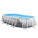 Intex Prism Oval Crame Piscine 503 x 274 x 122 cm