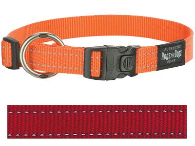 Rogz for Dogs Fanbelt kołnierz czerwony