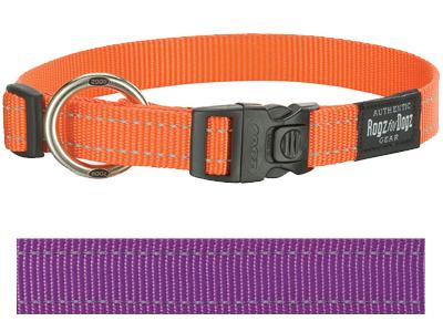 Rogz for Dogs Fanbelt Collar Purple