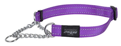 Rogz for Dogs Fanbelt Half Slip kołnierz fiolet