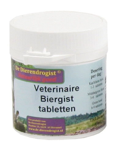 Tierische Drogist -Bierhefe -Tabletten