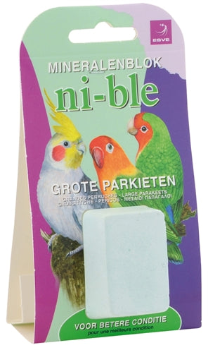 Esve Ni-ble Bloque mineral gran periquito verde