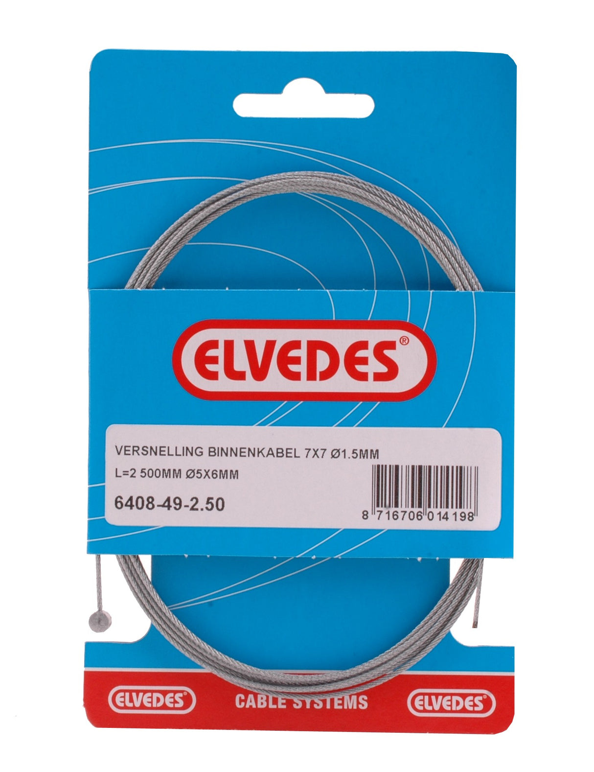 Elvedes Gas cable Inside Ton (6408 49-2.50)