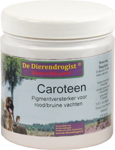 Animal drogist carotene pigment amplifier