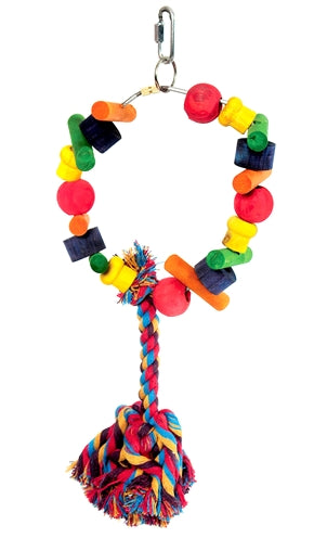 Happy Pet Toy Parrot Cartwheel Assorti