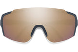 Smith Flywheel glasses Matte Fr Navy Chrom Rose Gold Mirror