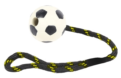 Happy Pet hard toys werptouw con gomma da calcio