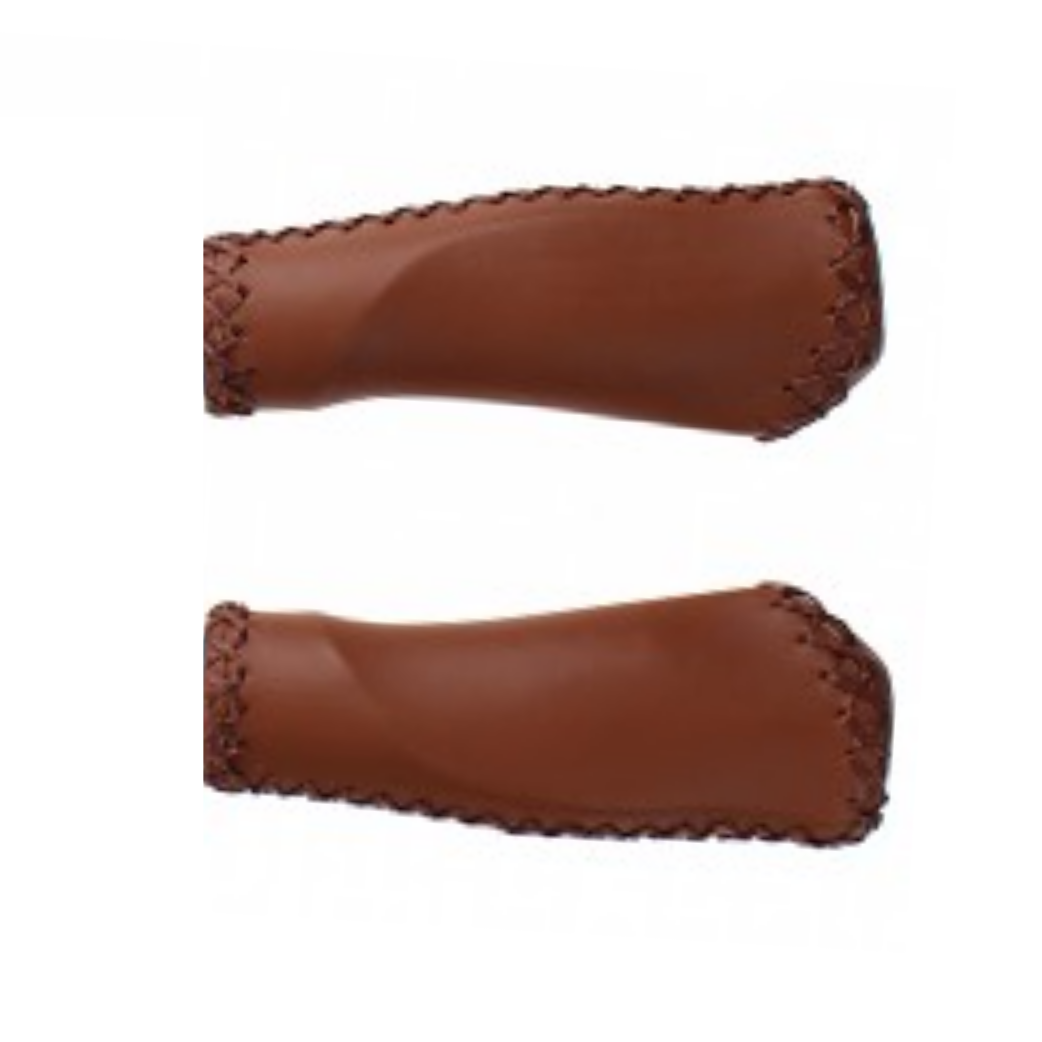 M-wave handles leather brown. Length: 125 125mm