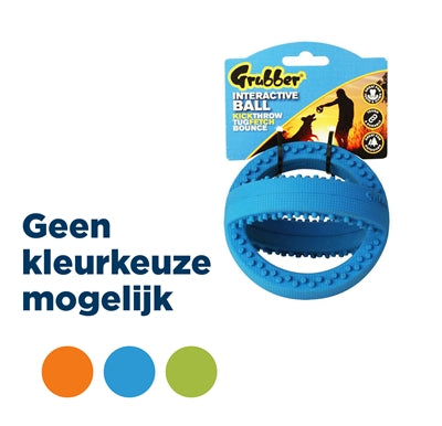 Happy pet Grubber interactieve voetbal mini assorti