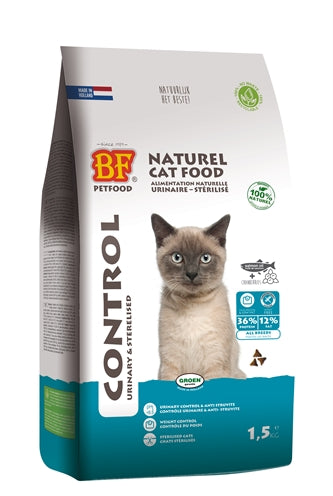 BF Petfood de calidad premium KAT Control Urinario Esterilizado