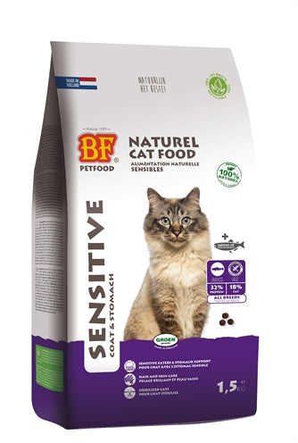 BF Petfood Cat wrażliwy na płaszcz żołądka