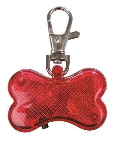 Trixie Flasher Safety Light Bot Red