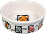 Trixie Food Bowl Katkeramik mit Drucksorti