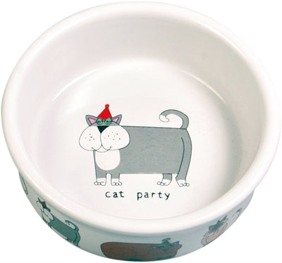 Trixie Food Bowl Kat Ceramic z drukowaniem