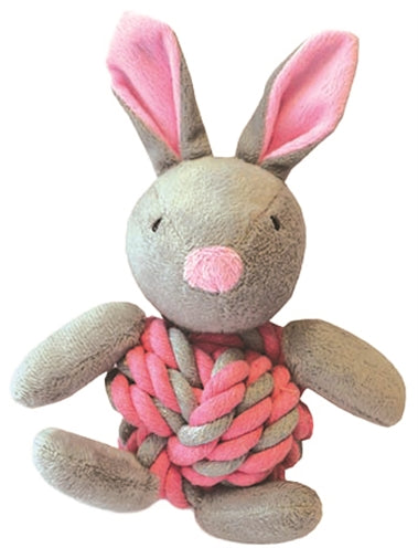 Little Rascals Knottie Bunny Touwbal Rabbit Pink