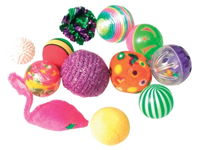 Zolux Cat Toys ausgefallene farbige Kugeln