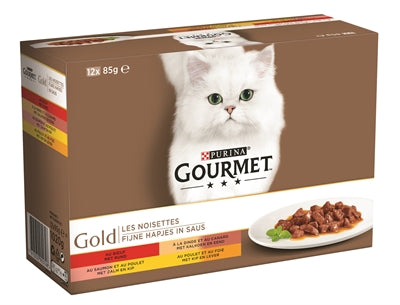 Gourmet Gold 12-balení jemné občerstvení