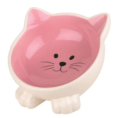 Happy Pet Feeding Bucket Cat Orb Pink Creme