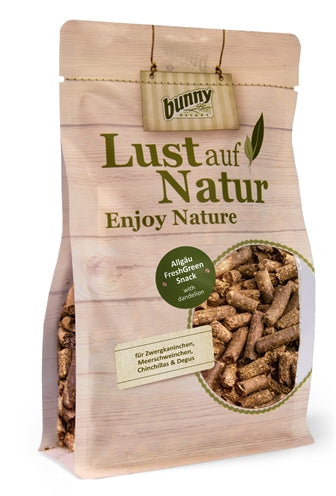 Bunny Nature Njut av naturen Allgau Freshgreen mellanmål med maskrosor