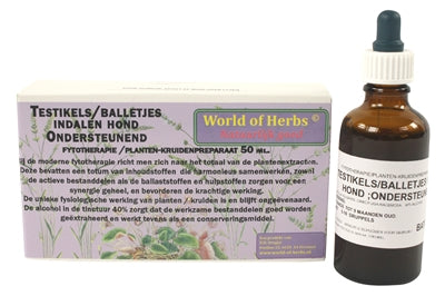 World of Herbs Fytotherapy Testikel Balls Indal Dog