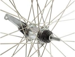 rear wheel 28 axis-26 black brake hub