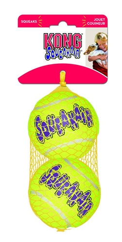 Kong Squeakair tennis ball gul med pip