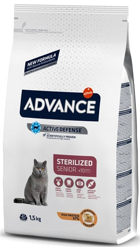 Advance Cat sterilizovaná citlivá senior 10+