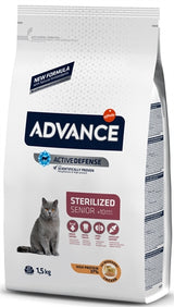 Advance Cat Stérilisé Sensitive Senior 10+