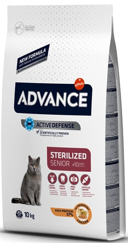 Advance Cat sterilizovaná citlivá senior 10+