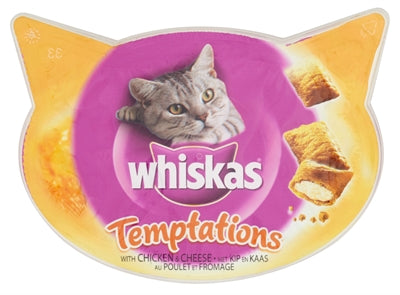 Whiskas Snack temptations kip kaas