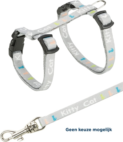 Trixie Kittens junior med Riem Kitty Cat Assorti