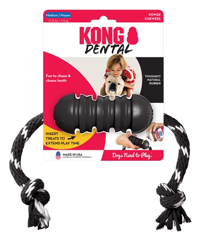 Kong Extreme Dental mit Seilschwarzweiß