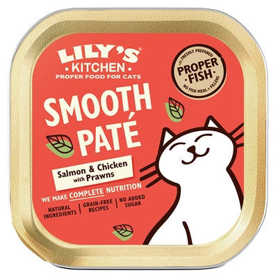 Lilys Küche Katze glatte Pastete Lachshuhn