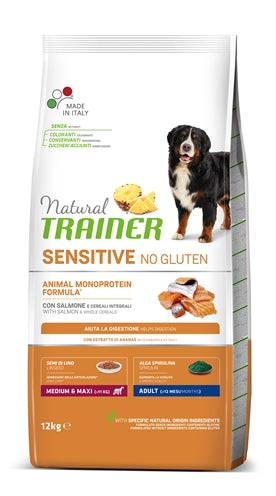 Natural trainer Dog adult medium maxi sensitive salmon glutenvrij