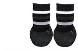 Trixie Dog Socken Anti-Schlupf mit Gummischicht rundum schwarz